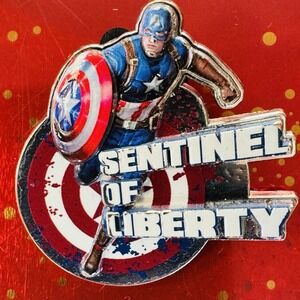 Disney Parks 2022 Captain America Sentinel of Liberty Marvel Pin